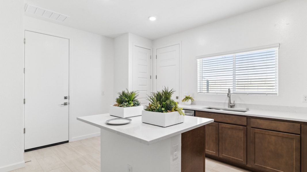 Furnished interior view inside a new home in Desert Moon Estates, Buckeye (Image 26).