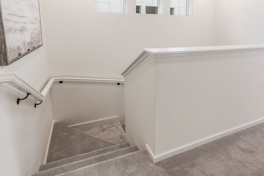 Representative unfurnished interior of a home built from the Marigold by Hartford Homes in Prairie Song, Windsor (Image 24).