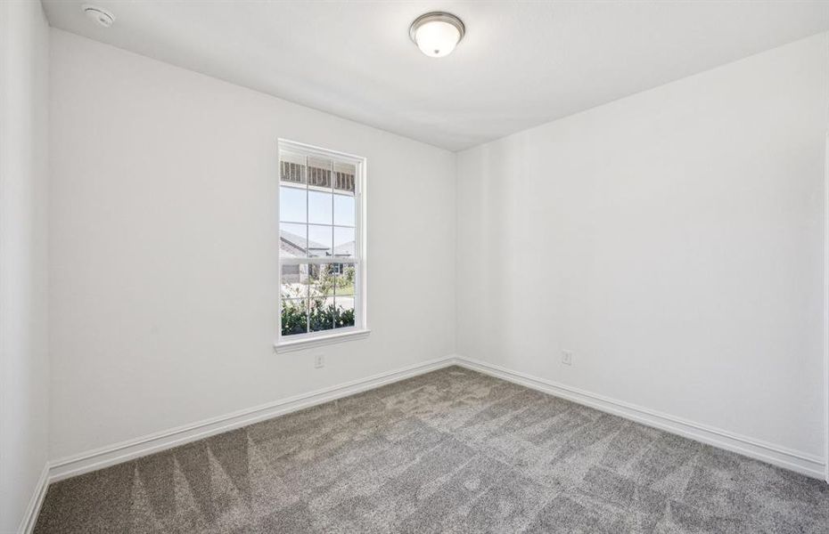 Secondary bedroom designed for comfort and convenience *Real home pictured Secondary bedroom designed for comfort and convenience *Real home pictured