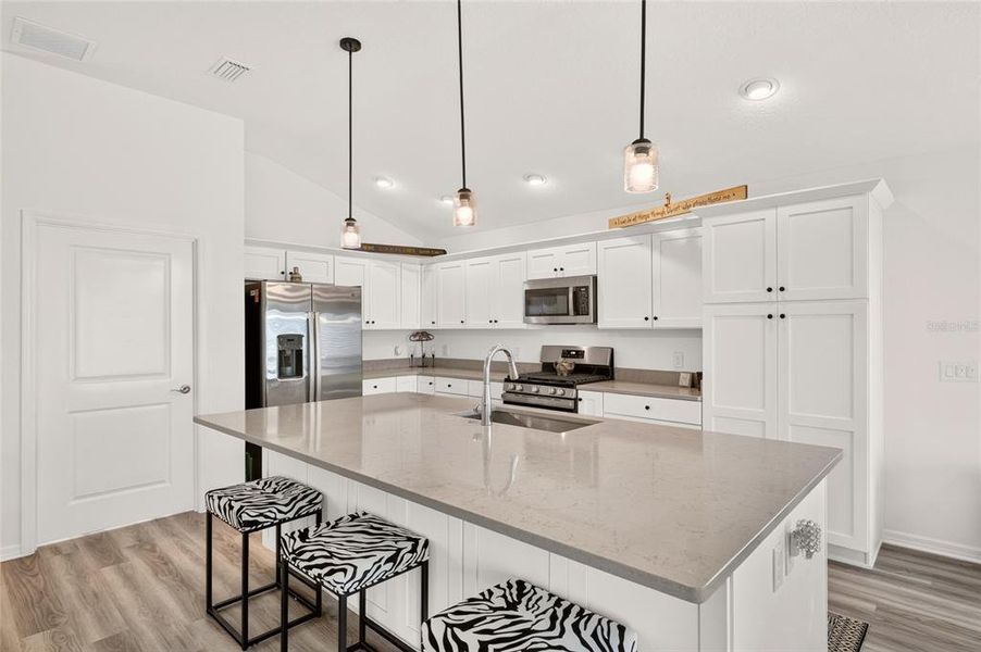 Furnished interior view inside a new home in , The Villages (Image 15).