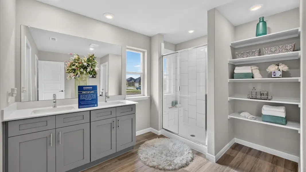 Furnished interior view inside a new home in Parkerville Meadows, DeSoto (Image 17).
