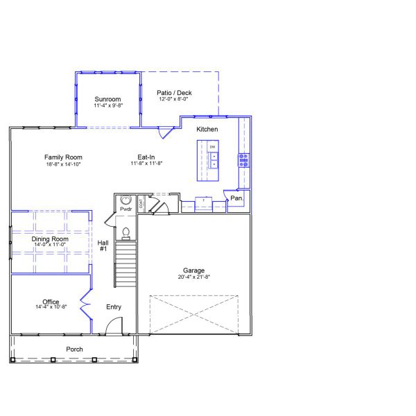 2D floor plan layout of this home in Sweetbrier, Durham, NC (Image 2). 2D floor plan layout of this home in Sweetbrier, Durham, NC (Image 2).