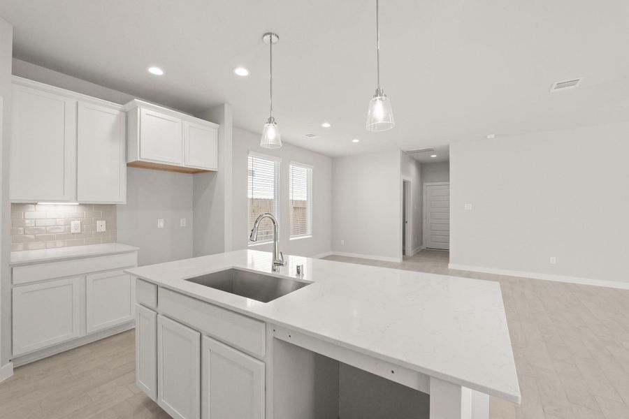 Furnished interior view inside a new home in Cypresswood Landing, Humble (Image 11).