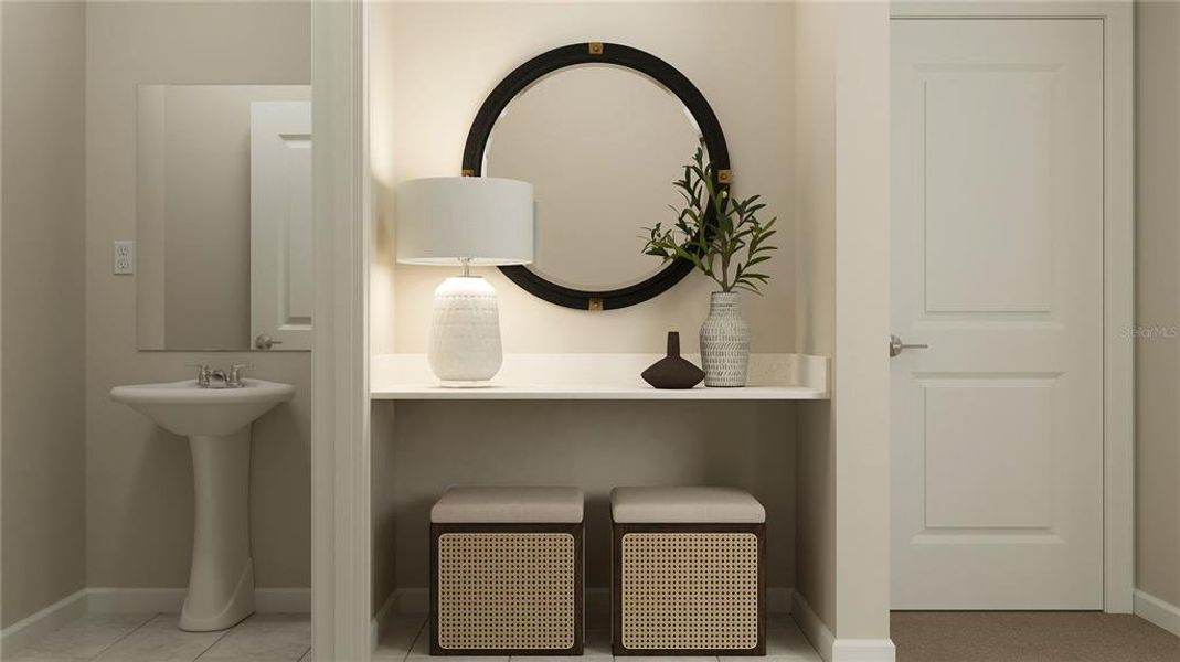 Furnished interior view inside a new home in The Glades at Crossprairie, St. Cloud (Image 10).