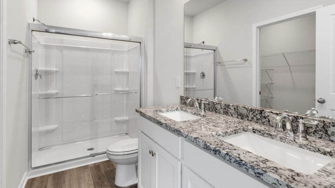 Representative furnished interior of a home built from the DELANEY by D.R. Horton in The Cottages at Blake Farm, Wilmington (Image 18). Representative furnished interior of a home built from the DELANEY by D.R. Horton in The Cottages at Blake Farm, Wilmington (Image 18).