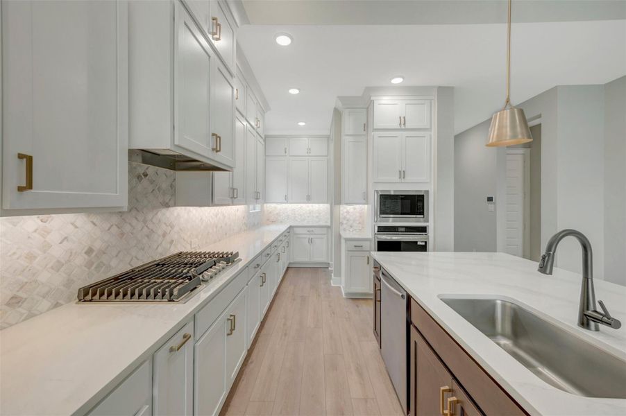 Furnished interior view inside a new home in Elyson - Reserve Collection, Katy (Image 7).