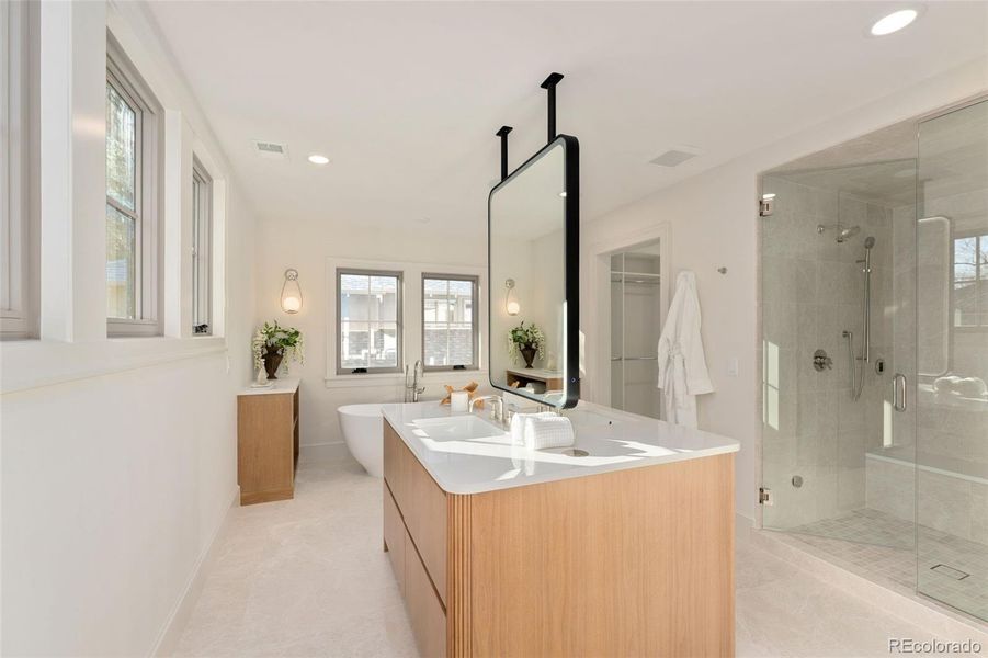 Furnished interior view inside a new home in , Denver (Image 39).