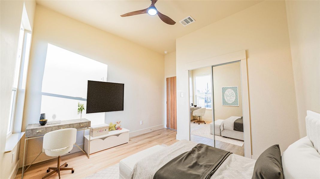 Furnished interior view inside a new home in , Houston (Image 10). Furnished interior view inside a new home in , Houston (Image 10).