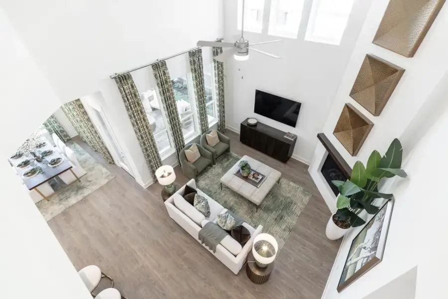 Representative Family Room - some options shown