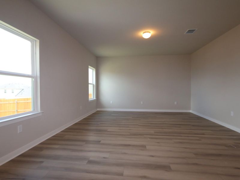 Spacious, unfurnished interior of a new home in Cascades at Onion Creek, Austin (Image 4). Spacious, unfurnished interior of a new home in Cascades at Onion Creek, Austin (Image 4).