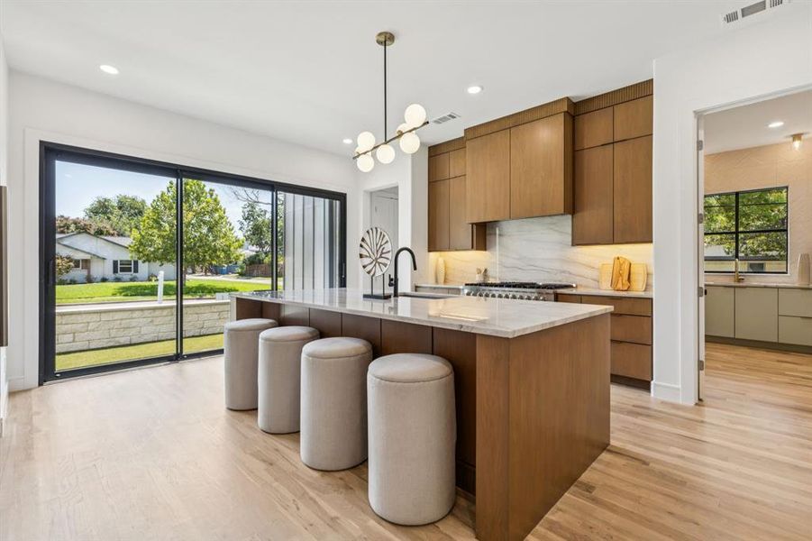 Furnished interior view inside a new home in , Dallas (Image 13).
