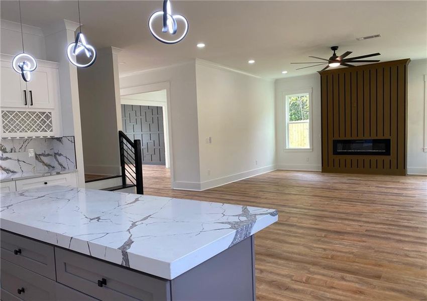 Furnished interior view inside a new home in , Snellville (Image 7).