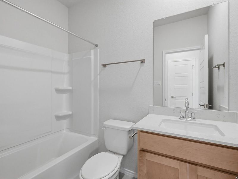 Furnished interior view inside a new home in Agave, San Antonio (Image 19).