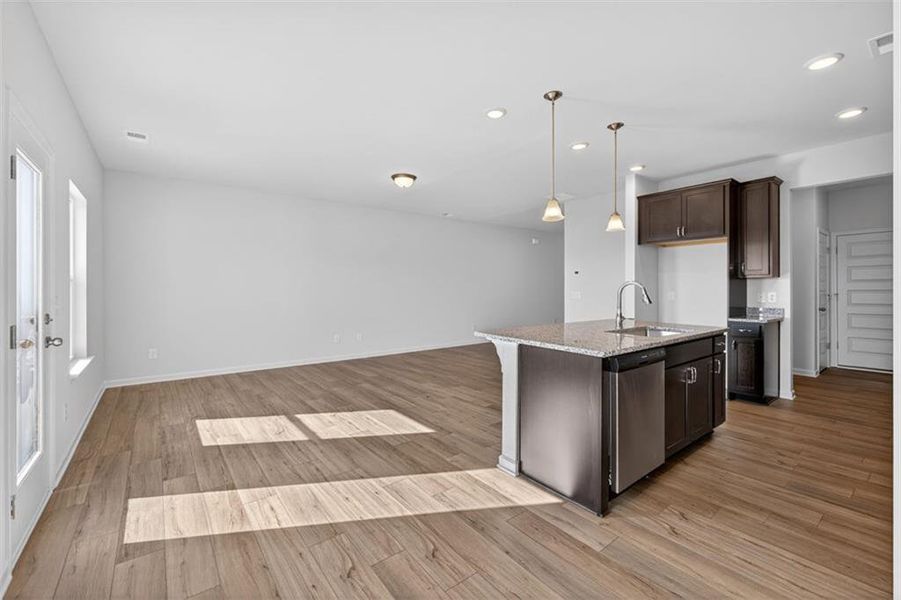 Spacious, unfurnished interior of a new home in Townes At The Stiles, Cartersville (Image 23).