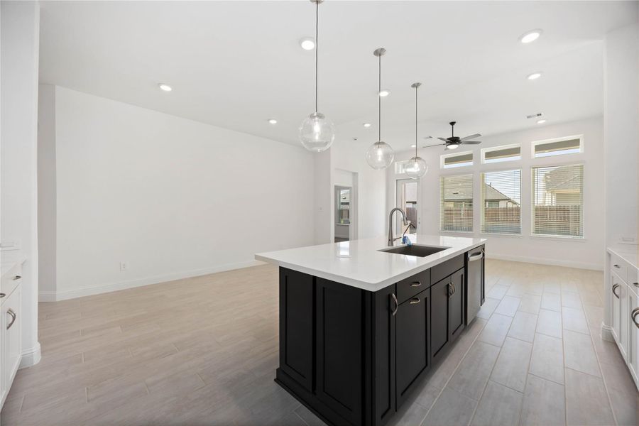 Furnished interior view inside a new home in Sienna, Missouri City (Image 9). Furnished interior view inside a new home in Sienna, Missouri City (Image 9).