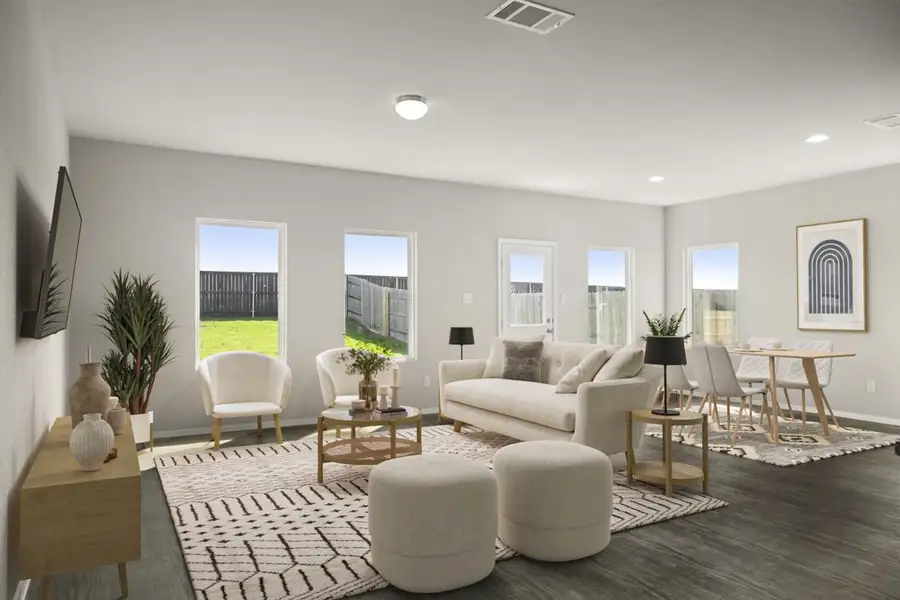 Representative furnished interior of a home built from the Sorella 1937 by Brohn Homes in Sorella, Tomball (Image 6).