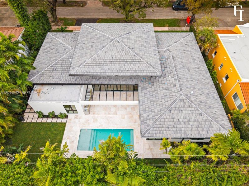 Exterior details and patio area of a home in , Coral Gables (Image 30). Exterior details and patio area of a home in , Coral Gables (Image 30).