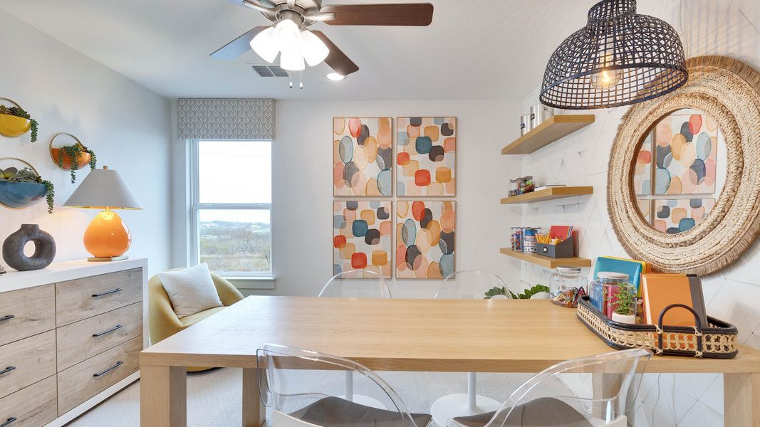 Representative furnished interior of a home built from the Meyerson by DRB Homes in Spring Creek, Taylor (Image 48).