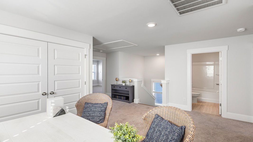 Furnished interior view inside a new home in Rivers Reach, Yemassee (Image 26).