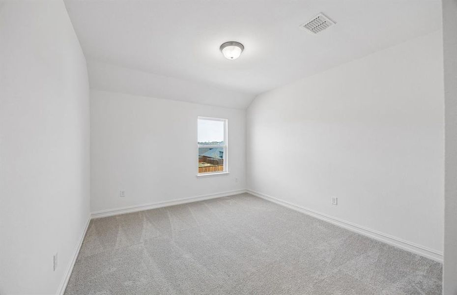 Secondary bedroom on second level