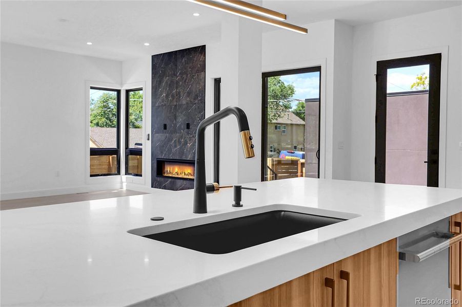 Close-up of interior finishes inside a home in , Denver (Image 19).