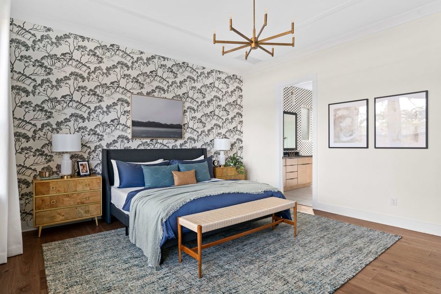 Furnished interior view inside a new home in Heritage, Dripping Springs (Image 34). Furnished interior view inside a new home in Heritage, Dripping Springs (Image 34).