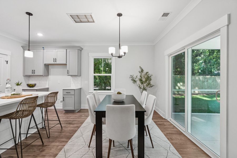 Furnished interior view inside a new home in , James Island (Image 10). Furnished interior view inside a new home in , James Island (Image 10).