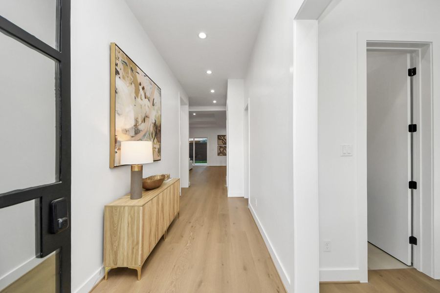 Furnished interior view inside a new home in , Houston (Image 18).