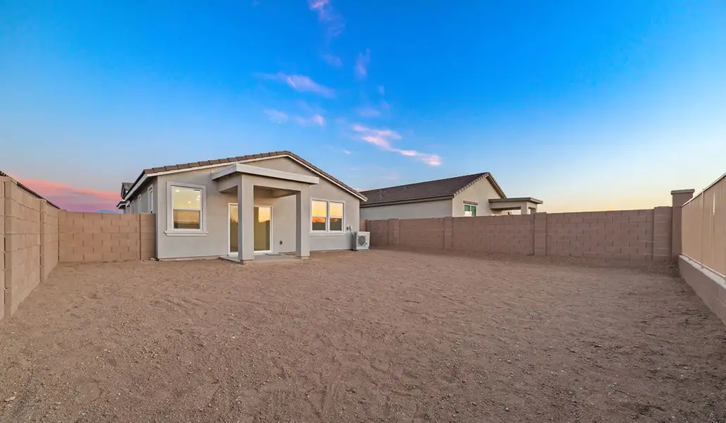 Exterior details and patio area of a home in Entrada Del Toro at Rancho Sahuarita, Sahuarita (Image 20).