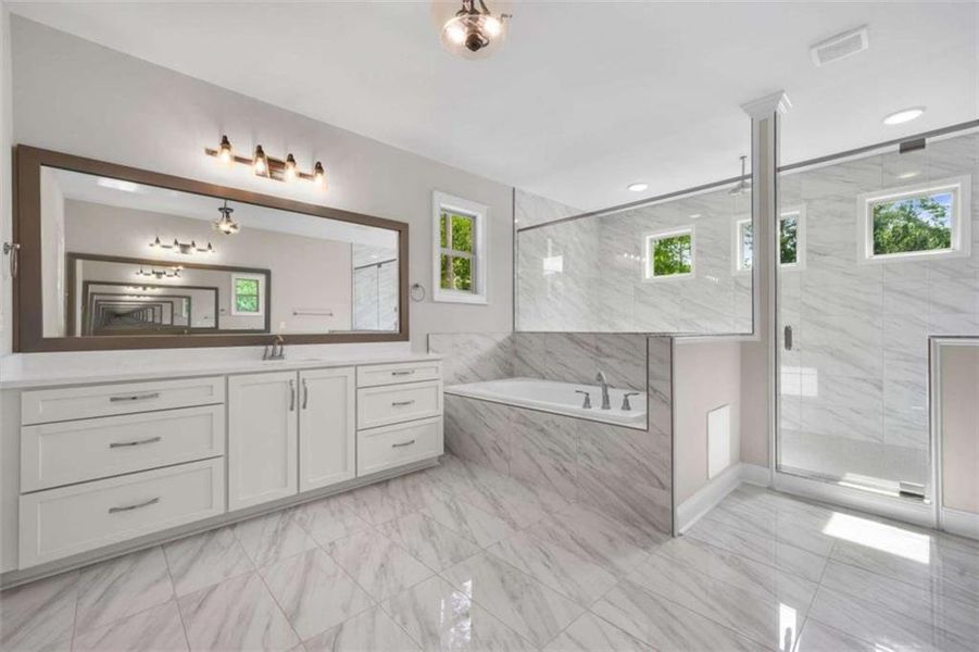 Furnished interior view inside a new home in , Conyers (Image 16).