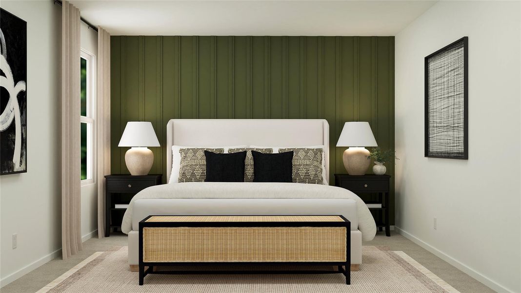 Furnished interior view inside a new home in Firefly Pointe, Hutto (Image 31).