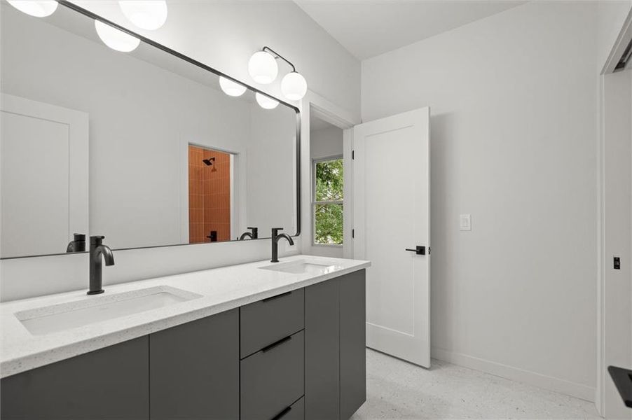 Furnished interior view inside a new home in , Atlanta (Image 17). Furnished interior view inside a new home in , Atlanta (Image 17).