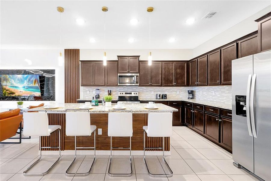 Furnished interior view inside a new home in Windsor Island Resort, Davenport (Image 13).