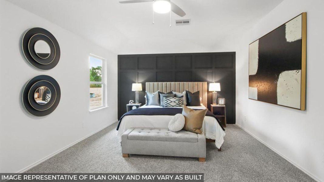 Furnished interior view inside a new home in Porters Mill, New Caney (Image 6).