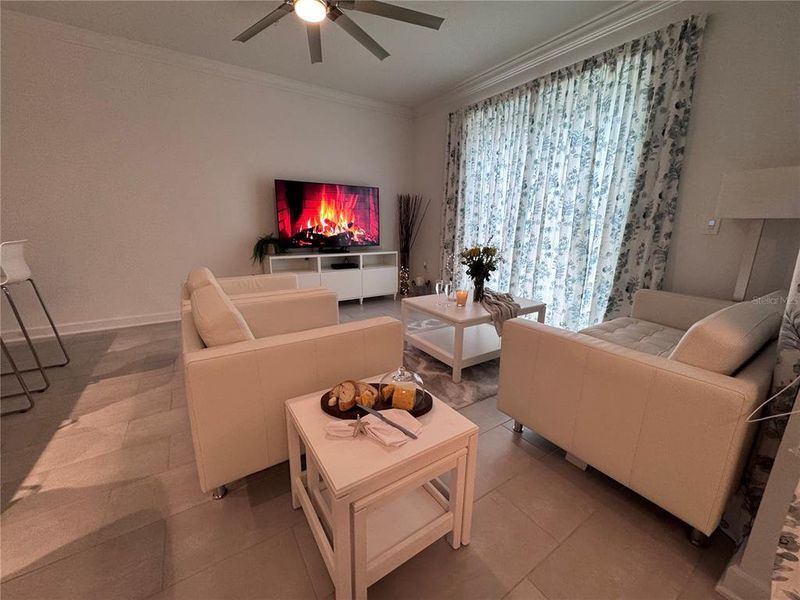 Furnished interior view inside a new home in , Kissimmee (Image 4).