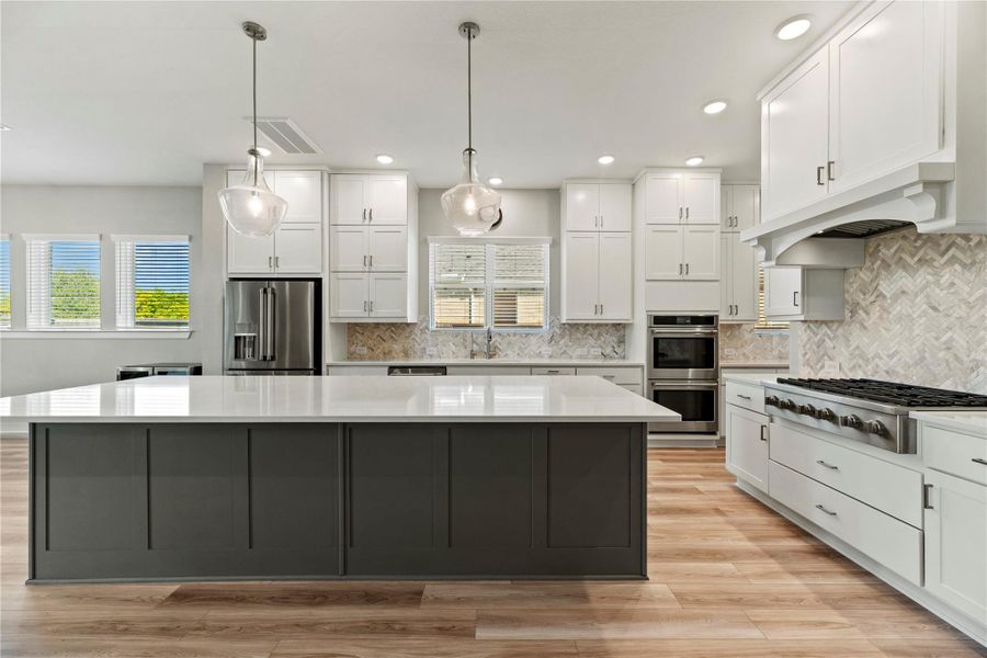 Furnished interior view inside a new home in , Katy (Image 36).