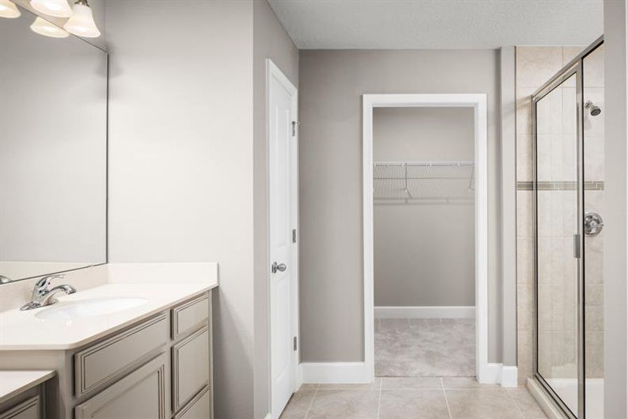 Furnished interior view inside a new home in The Crossings, St. Cloud (Image 14).