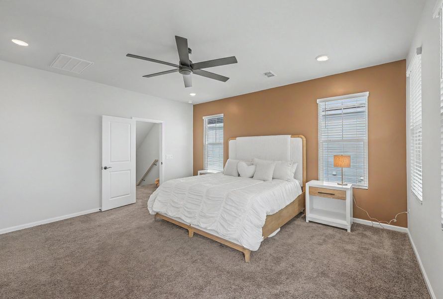 Furnished interior view inside a new home in , Summerville (Image 36). Furnished interior view inside a new home in , Summerville (Image 36).
