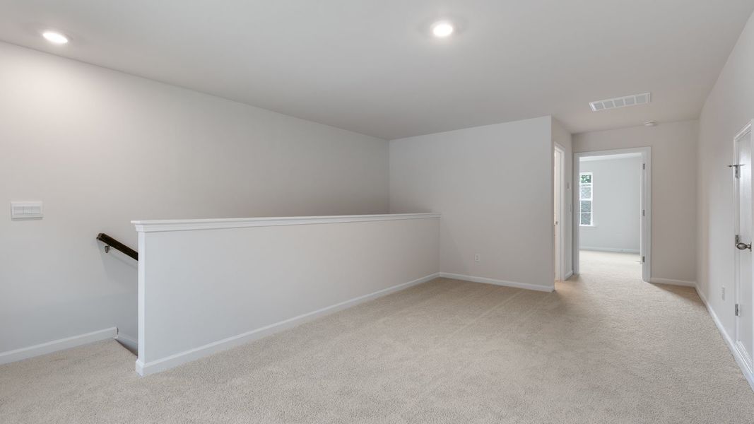 Spacious, unfurnished interior of a new home in The Villas at Kinsley, Jamestown (Image 14). Spacious, unfurnished interior of a new home in The Villas at Kinsley, Jamestown (Image 14).