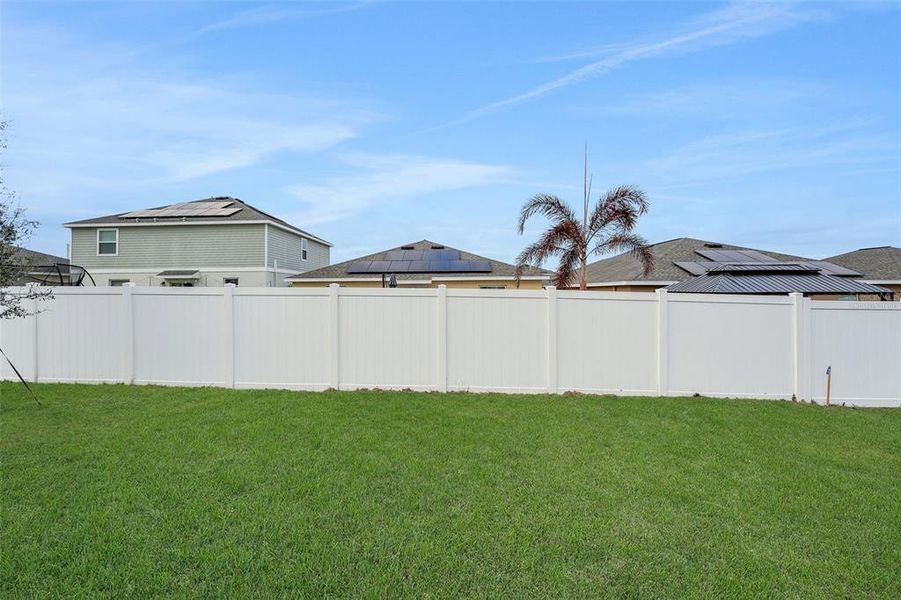 Exterior details and patio area of a home in Cypress Park Estates, Haines City (Image 24).
