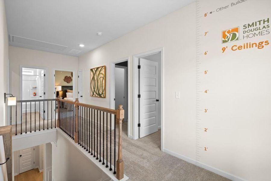 Furnished interior view inside a new home in Sycamore Crest, Calhoun (Image 33).