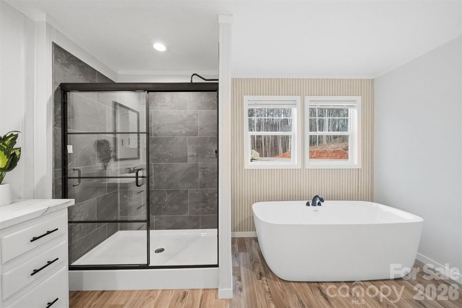 Furnished interior view inside a new home in , Morganton (Image 11).