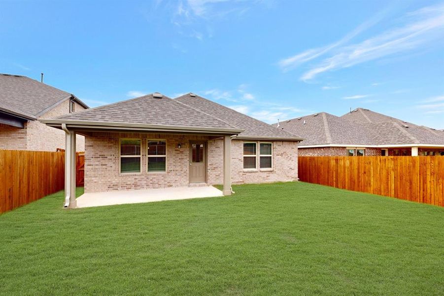 Front exterior of a new home in Forest Park, Princeton, TX, highlighting curb appeal (Image 15). Front exterior of a new home in Forest Park, Princeton, TX, highlighting curb appeal (Image 15).
