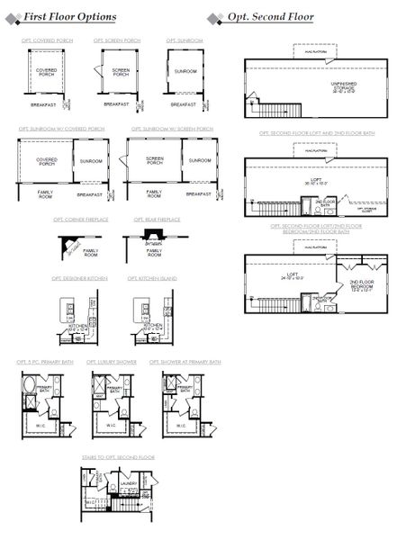 2D floor plan layout for the Stanley by Eastwood Homes in Oakley Pointe, Moncks Corner, SC (Image 4). 2D floor plan layout for the Stanley by Eastwood Homes in Oakley Pointe, Moncks Corner, SC (Image 4).