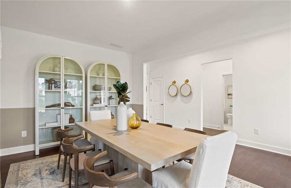 Furnished interior view inside a new home in Anderson Point Estates, McDonough (Image 29).