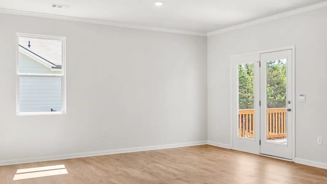 Representative unfurnished interior of a home built from the Belfort by D.R. Horton in Braselton Village, Braselton (Image 13).