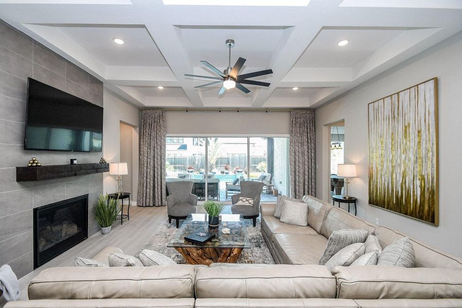 Tile flooring throughout the main living areas. Tile flooring throughout the main living areas.