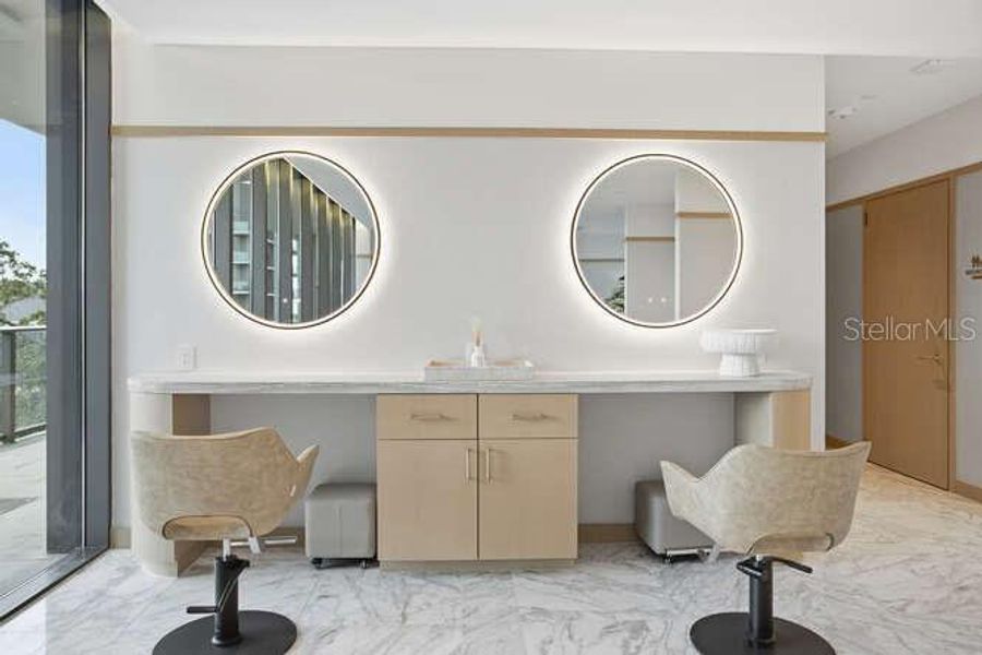 Furnished interior view inside a new home in , Tampa (Image 61).