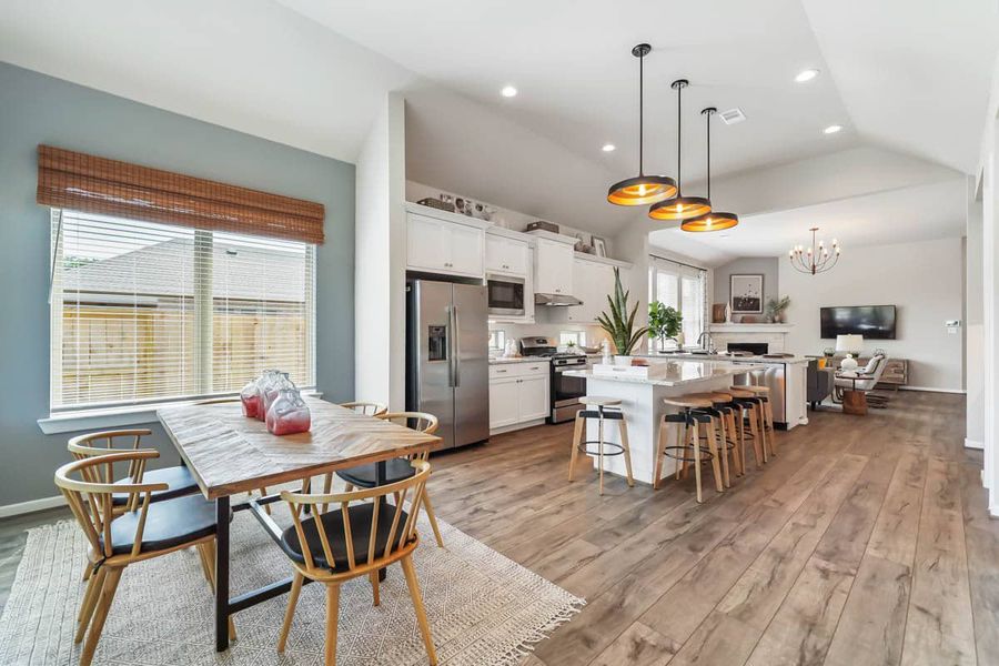 Furnished interior view inside a new home in The Trails, New Caney (Image 30).