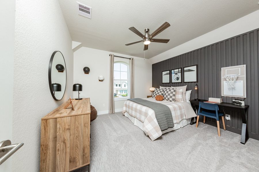 Representative furnished interior of a home built from the Alder by Beazer Homes in Arabella on the Prairie: Premier Collection, Richmond (Image 15).